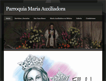 Tablet Screenshot of mariaauxiliadora.org.mx